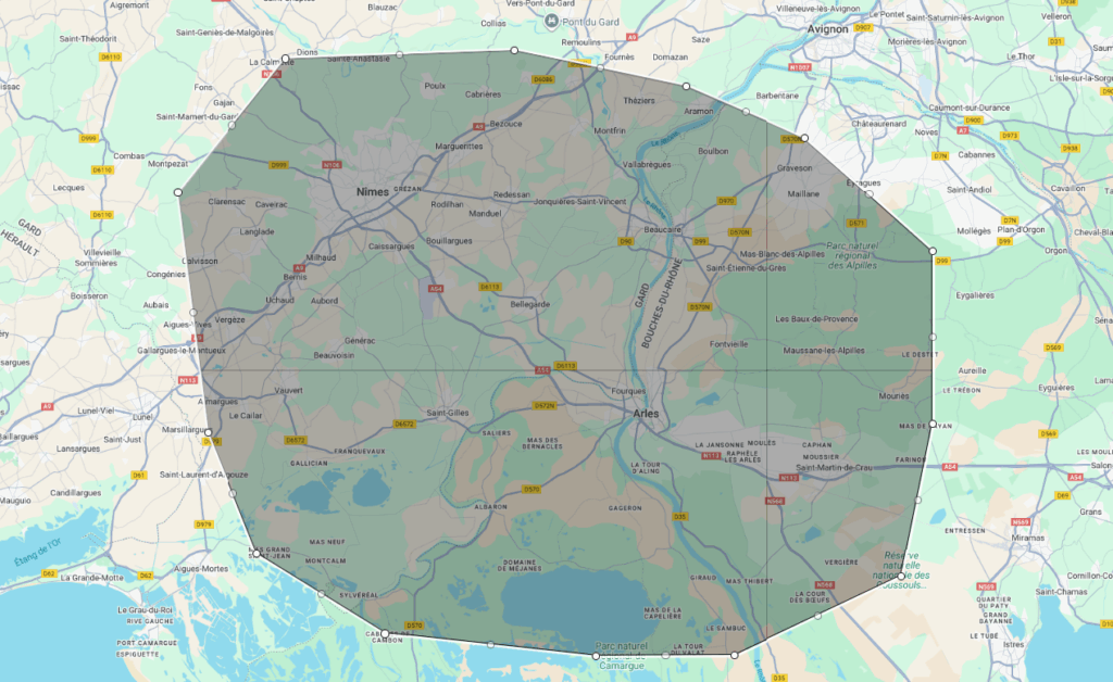 zone intervention Sarl Abatout Gard Bouches-du-Rhône